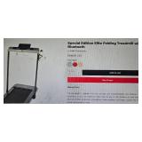 Lot of one Special Edition Elite Folding Treadmill w/ Bluetooth (NEW and still in its original box): Sold online for $699