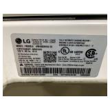 LG 4.5 Cu. Ft. Stackable SMART Front Load Washer in White with Steam and TurboWash360 Technology. USED.