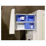 LG 4.5 Cu. Ft. Stackable SMART Front Load Washer in White with Steam and TurboWash360 Technology. USED.