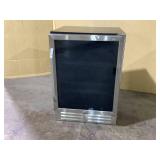 24 in. 210 (12 oz.) Can Built-in/Freestanding Beverage Cooler Fridge with Adjustable Shelves in Stainless Stee