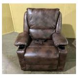 Brown Leather Massage Chair