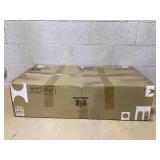 Set of 2 White Wooden Dining Chairs