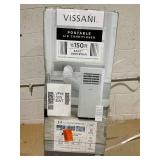 6,000 BTU Portable Air Conditioner Cools 250 Sq. Ft. with Remote and Window Venting Kit in White