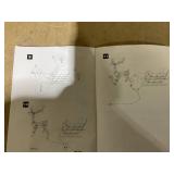 Costway 48.5-in H Freestanding Reindeer with Sleigh Light Display with White LED Lights