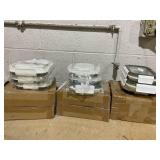 LOT OF 3 Wolfgang Puck 6-piece Collapsible Food Storage Set with Vented Lids