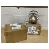 LOT Of 2 Lorna Maseko 16 oz. Kettle and Tea Pot with Infuser