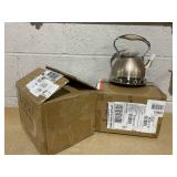 LOT OF 2 Wolfgang Puck Stainless Steel Petite Kettle