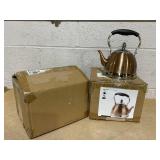 LOT Of 2 Lorna Maseko 16 oz. Kettle and Tea Pot with Infuser