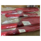 LOT OF 2 Kuhn Rikon Secure Grip Bread Knife And Spreader Set, Colors May Vary