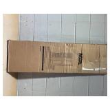 Builders Edge 14.5 in. x 52 in. Louvered Vinyl Exterior Shutters Pair in Forest Green