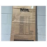 Builders Edge 14.5 in. x 52 in. Louvered Vinyl Exterior Shutters Pair in Forest Green