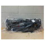 Costway Lightweight Golf Stand Bag with 14 Way Top Dividers 6 Pockets Cooler Bag Rain Hood Gray