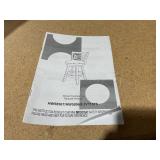 Costway Set of 2 Bar Stools Classic Counter Height Swivel Chairs