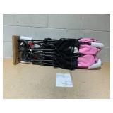 Costway Foldable Baby Stroller 2 in1 Newborn Infant Travel Buggy Pushchair Pink
