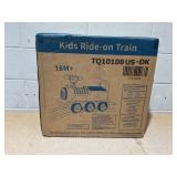 Costway 6V Electric Kids Ride On Train Motorized Train Toy w/ Track & 6 Wheels