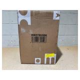 Costway Set of 6 Stackable Metal Stool Set Daisy Backless Round Top Kitchen Black