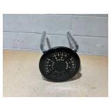 Costway Set of 6 Stackable Metal Stool Set Daisy Backless Round Top Kitchen Black