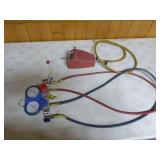 Gauge Set and Vacuum Pump