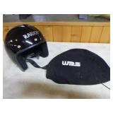 Motorcycle Exhaust Pipes and Helmet