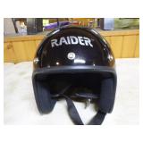 Motorcycle Exhaust Pipes and Helmet