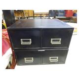 2 Metal Filing Cabinets