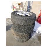 4 Hankook Winter Pike Tires and Rims