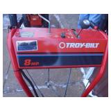 Troybilt 8 hp 24 snow thrower. Older unit. Tested & works. As shown.