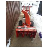 Simplicity Snow Away 8. Approx 8 hp?. Has electric start. Used condition. Tested & works. As shown.
