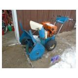 Vintage Home Lite snow blower. Consignor says it runs but needs belts. As shown.