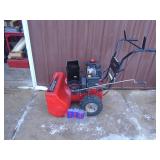 Murry 5/24 snow blower with electric start. Used condition. Tested & works. As shown.
