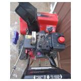 Murry 5/24 snow blower with electric start. Used condition. Tested & works. As shown.