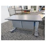 PITNEY BOWES HEIGHT ADJUSTABLE MAIL ROOM TABLE