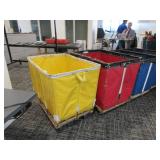 MOBILE, COMMERCIAL LAUNDRY  HAMPERS.