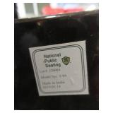 NATIONAL PUBLIC SEATING FOLDING CHAIR STORAGE AND TRANSPORT RACK