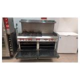 VULCAN GAS RANGE WITH GRIDDLE AND 2 OVENS