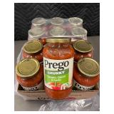 Prego Chunky Tomato, Onion & Garlic Sauce 24 oz - 9-Pack