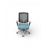 Sit- On-It Mesh Back Task Chair Blue Seat