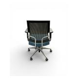 Sit- On-It Mesh Back Task Chair Blue Seat