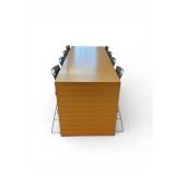 Conference Table 7ftx3ftx3ft.5ft with 8 Chairs