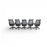5 Haworth Task Chairs