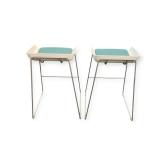 2 Steelcase Pub Style Seats