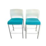 2 Steelcase Pub Stools