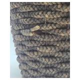 LARGE Vintage Terra Cotta Rope Pot