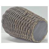 LARGE Vintage Terra Cotta Rope Pot