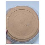 Large Signed Art Pottery Platter w/Fish Design by Charles E. Flatt