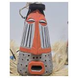 Very Cool Vintage African Masked Hanging Tiki Lamps
