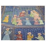 Lot of Vintage Original Indian/Persian Paintings on Silk & other Cloth #1
