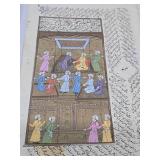 Lot of Vintage Original Indian/Persian Paintings on Silk & other Cloth #2