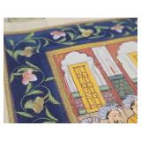 Lot of Vintage Original Indian/Persian Paintings on Silk & other Cloth #3