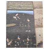 Lot of Vintage Original Indian/Persian Paintings on Silk & other Cloth #3